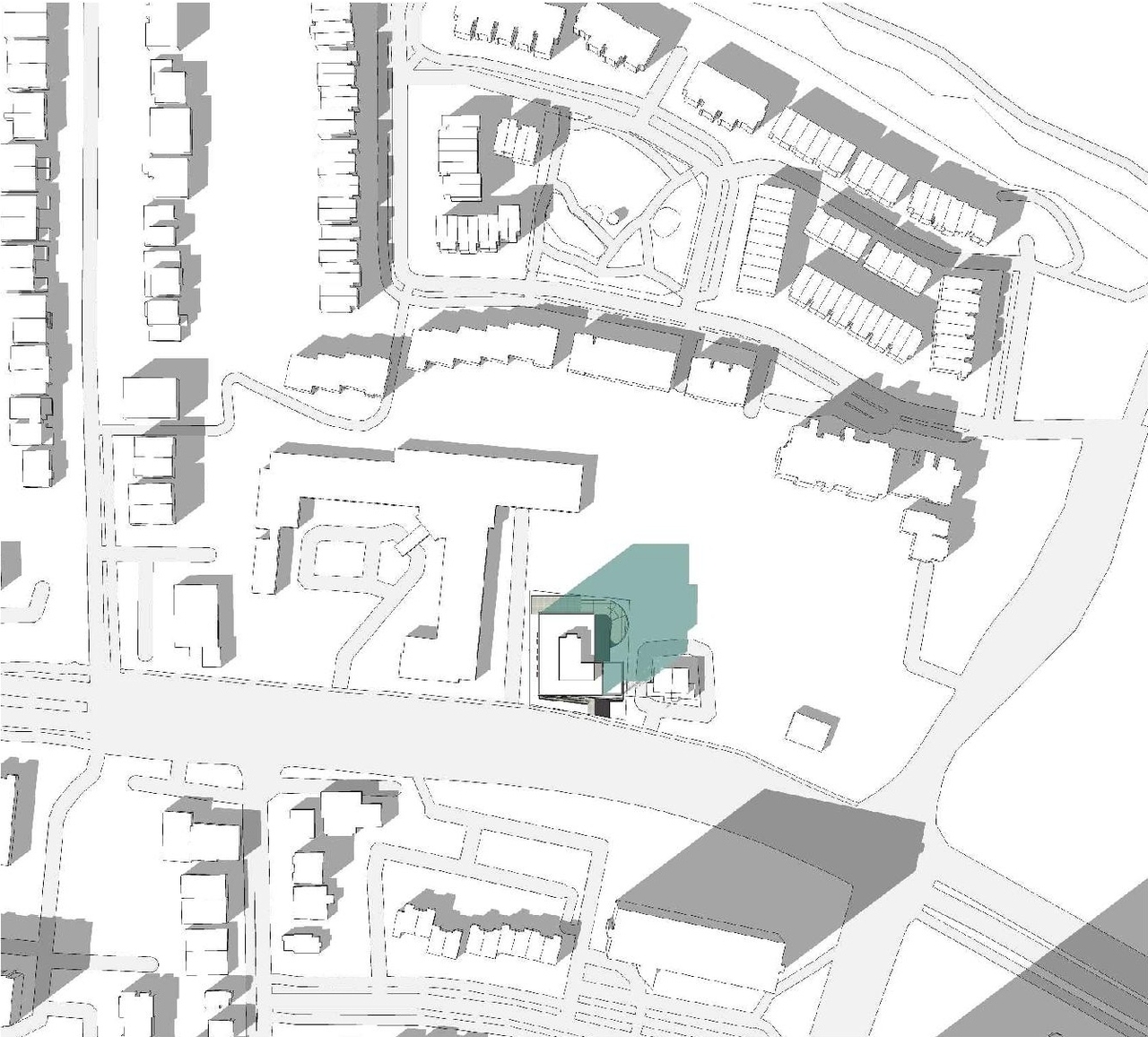 Construction site plan for project from page 21 of the file '2021-06-29 - Urban Design Package - D07-12-21-0094'