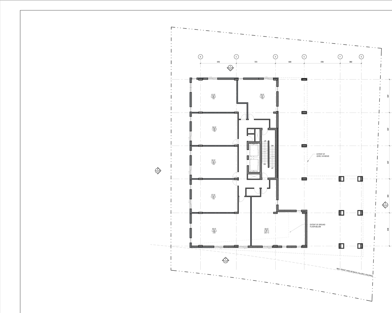 Floor plan for project from page 3 of the file '2022-05-11 - Floor Plans - D07-12-21-0094'