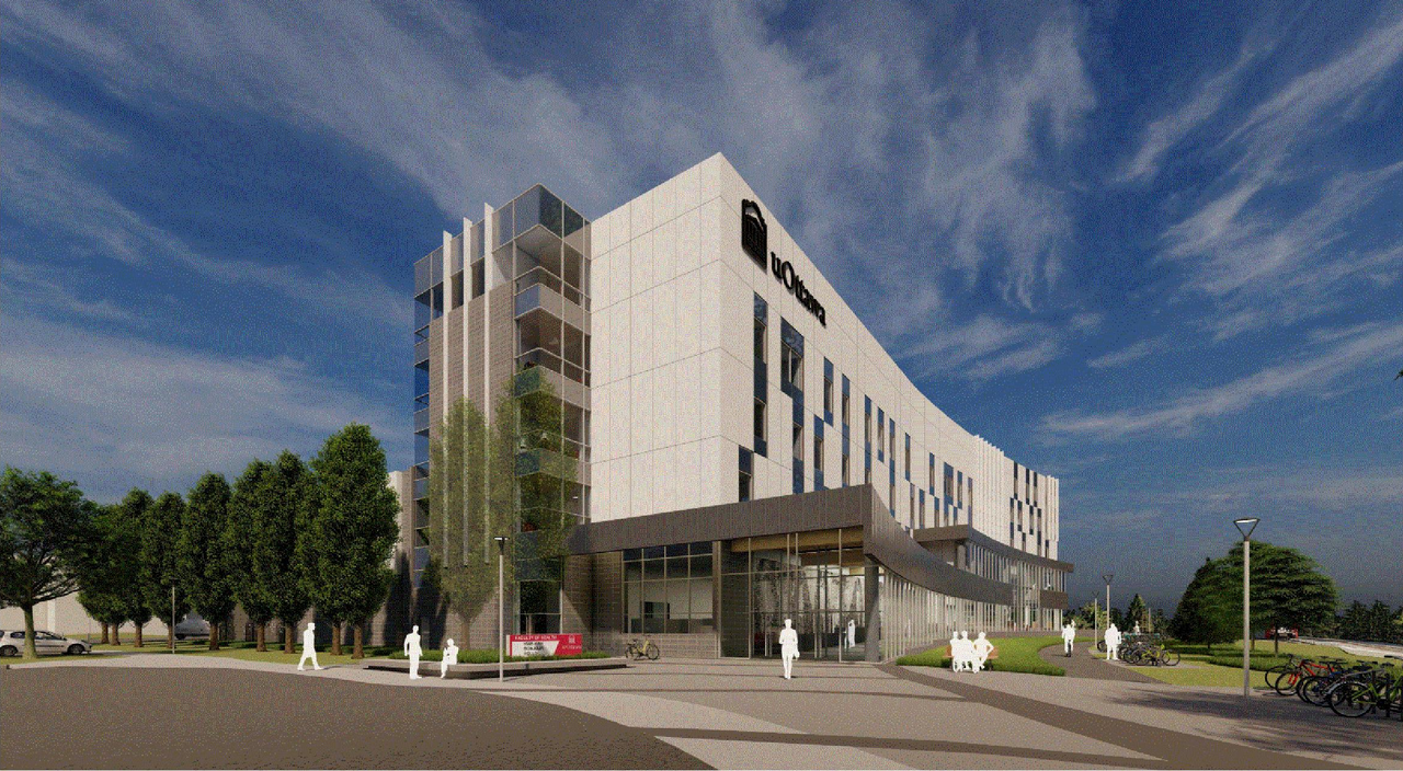 Rendering of building from page 18 of the file '2021-06-29 - Design Brief - D07-12-21-0095'