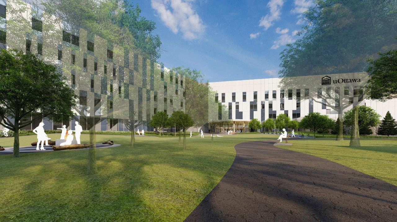 Rendering of building from page 20 of the file '2021-06-29 - Design Brief - D07-12-21-0095'