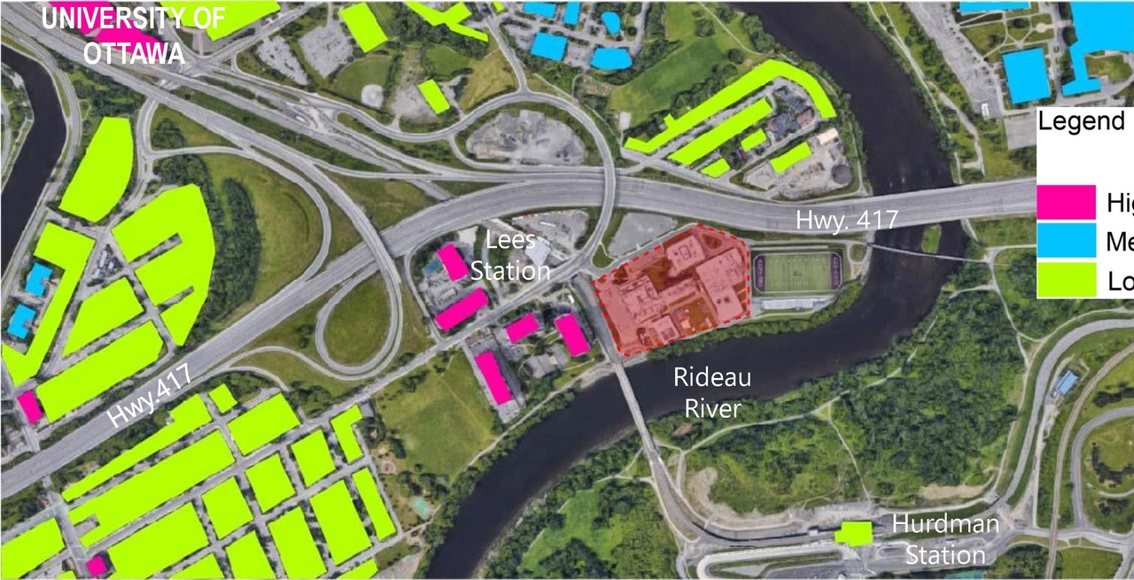 Construction site plan for project from page 7 of the file '2021-06-29 - Design Brief - D07-12-21-0095'