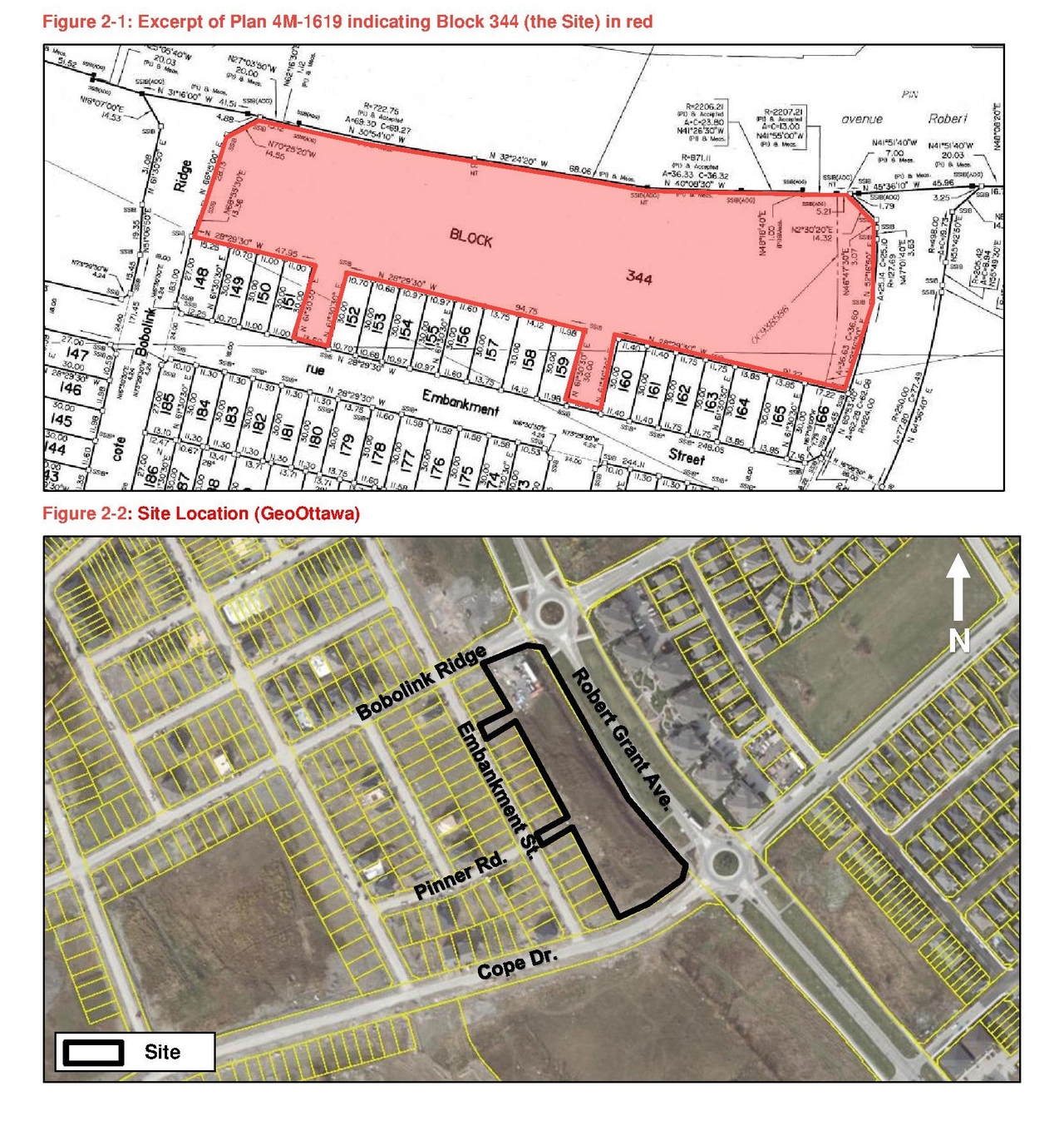 Construction site plan for project from page 8 of the file '2021-07-14 - Planning Rationale and Design Brief - D07-12-21-0107'