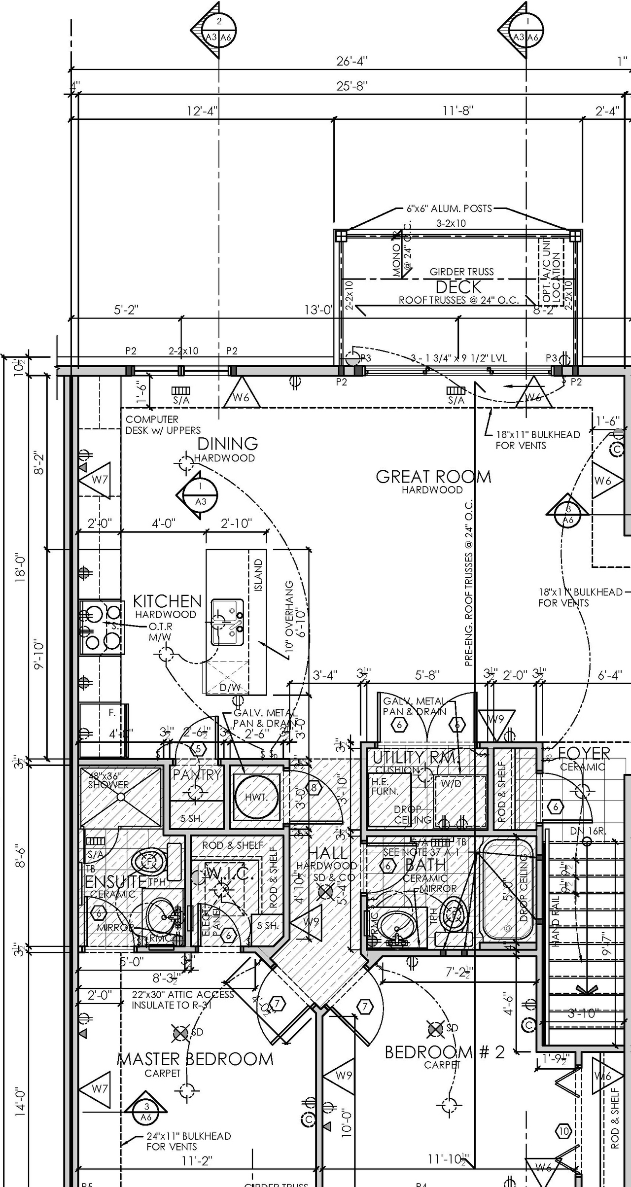 Floor plan for project from page 3 of the file '2021-07-14 - Elevations and Floor Plans - D07-12-21-0107'