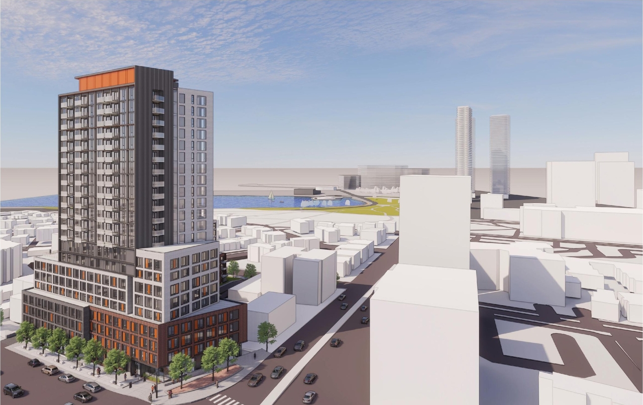 Rendering of building from page 2 of the file '2022-12-30 - Perspectives - D07-12-21-0108'