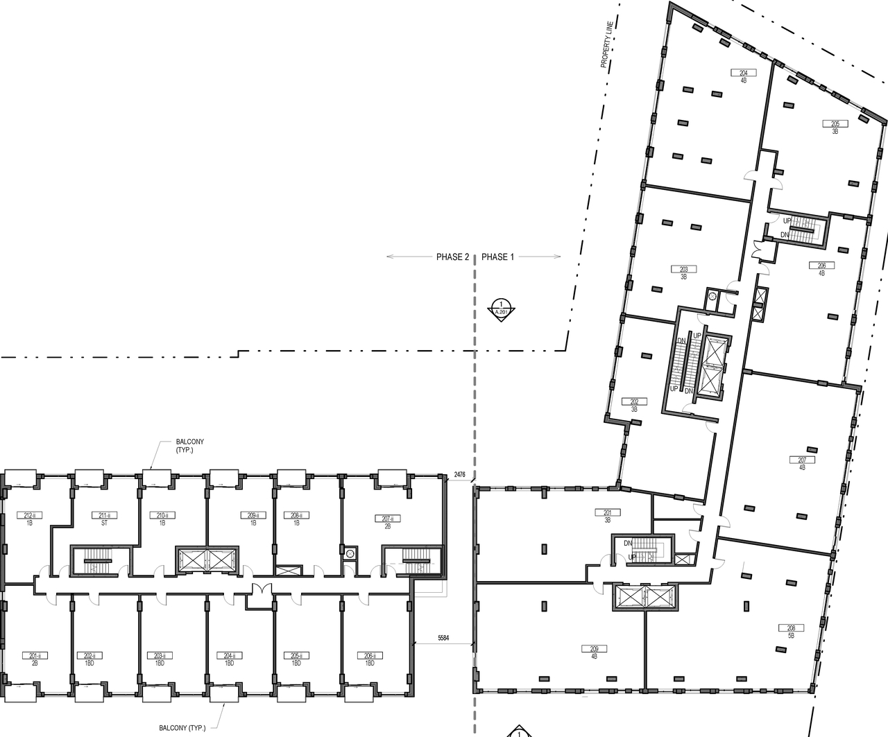 Floor plan for project from page 4 of the file '2022-12-30 - Floor Plans - D07-12-21-0108'