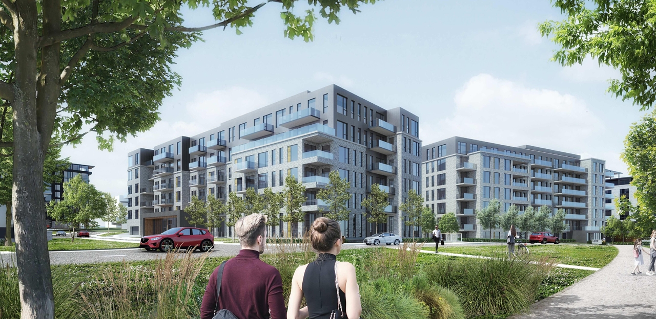 Rendering of building from page 3 of the file '2022-06-06 - Building Perspectives - D07-12-21-0111'