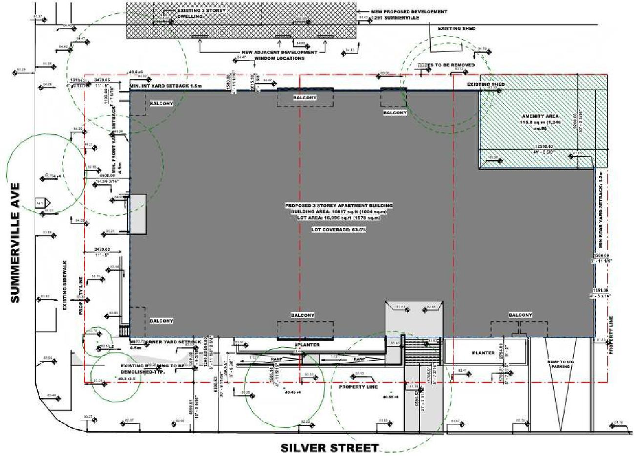 Construction site plan for project from page 18 of the file '2022-04-14 - Planning Rationale and Design Brief - D07-12-21-0112'