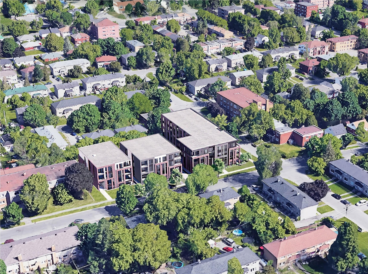 Rendering of building from page 5 of the file '2024-03-08 - Design Brief - D07-12-21-0112'