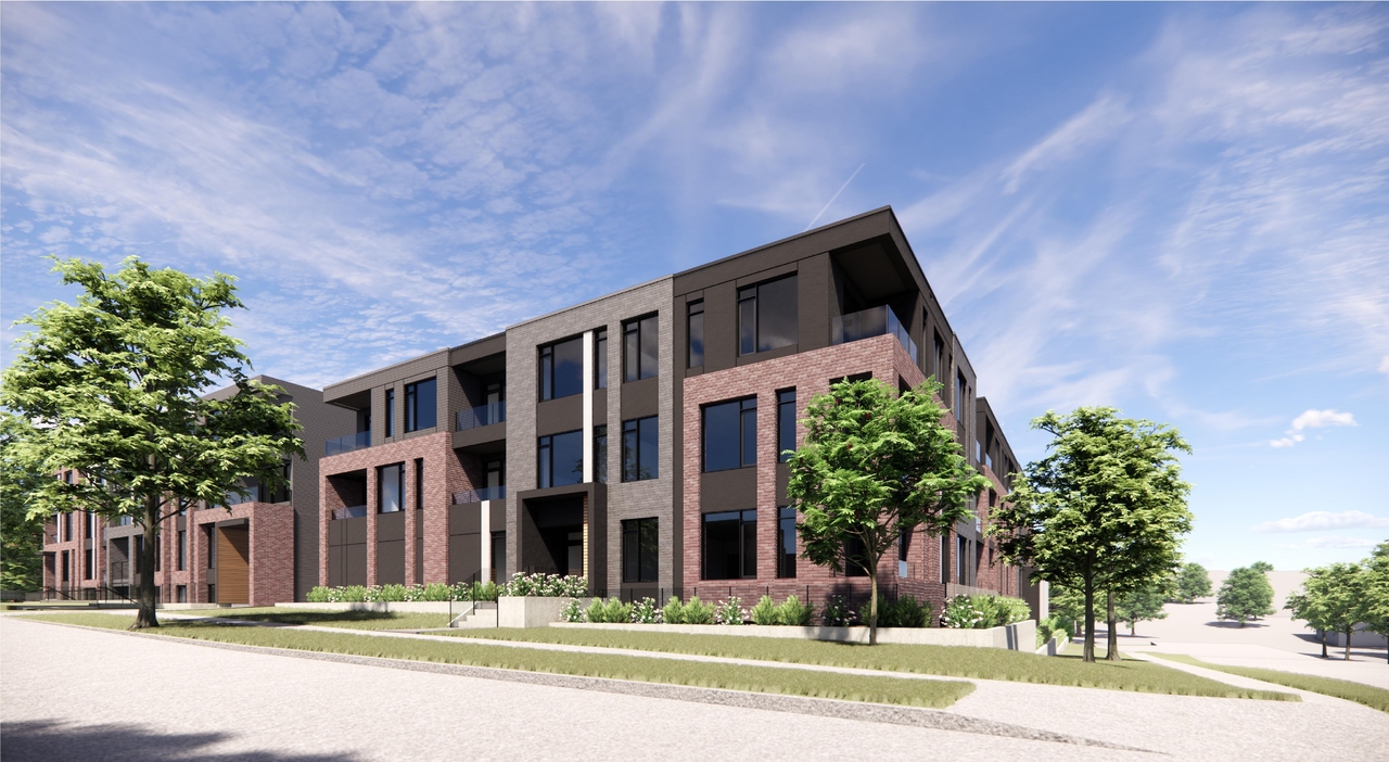 Rendering of building from page 7 of the file '2024-03-08 - Design Brief - D07-12-21-0112'