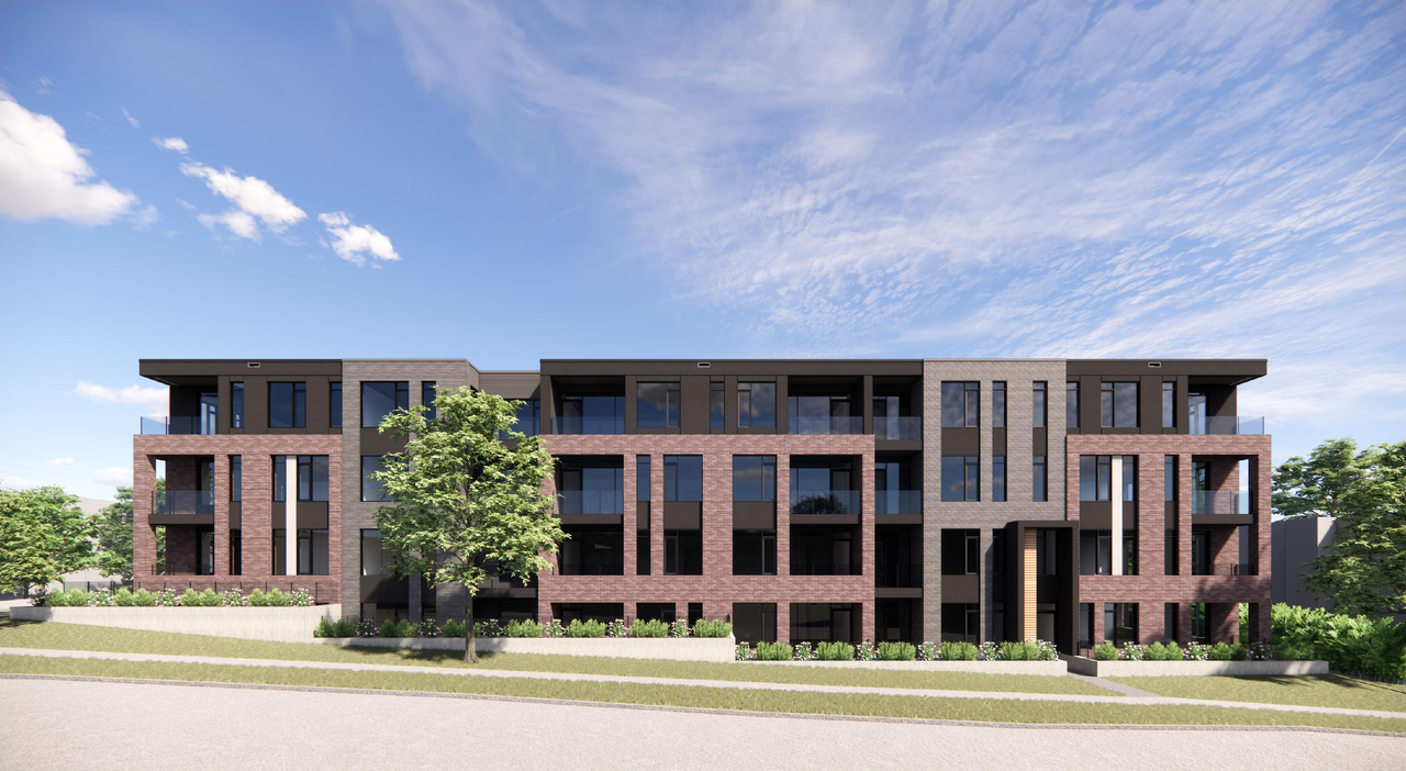 Rendering of building from page 9 of the file '2024-03-08 - Design Brief - D07-12-21-0112'