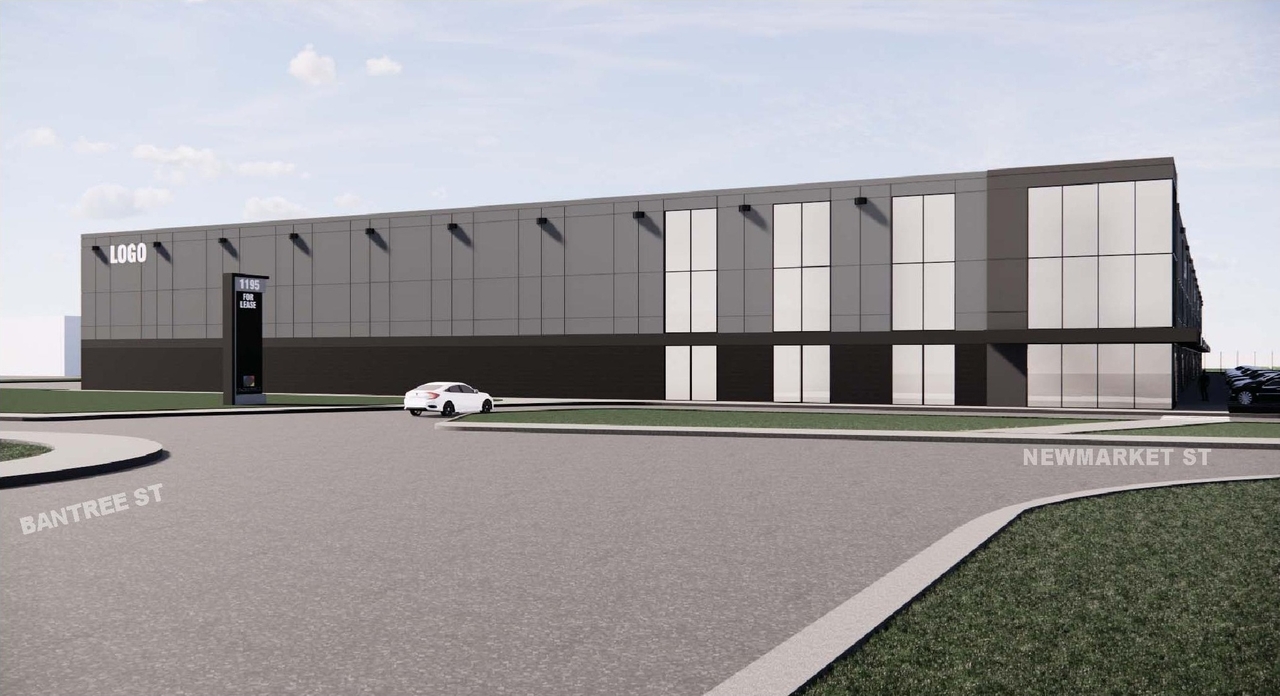Rendering of building from page 5 of the file '2021-07-29 - Design Brief - D07-12-21-0114'