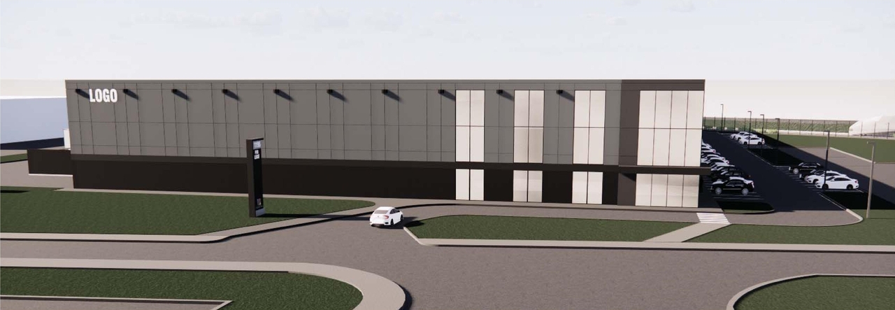 Rendering of building from page 8 of the file '2021-07-29 - Design Brief - D07-12-21-0114'