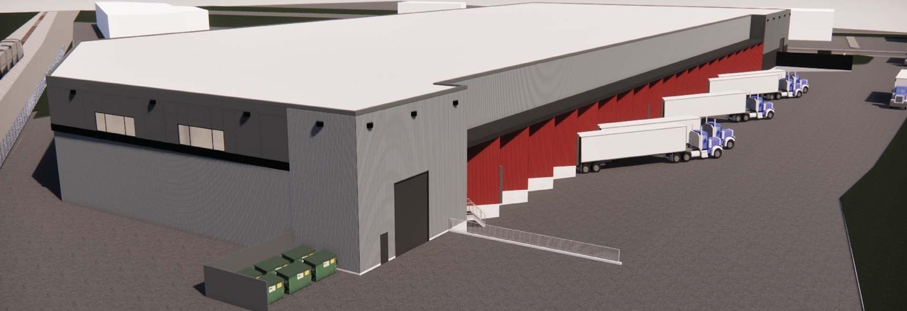 Rendering of building from page 12 of the file '2021-11-15 Design Brief D07-12-21-0114'