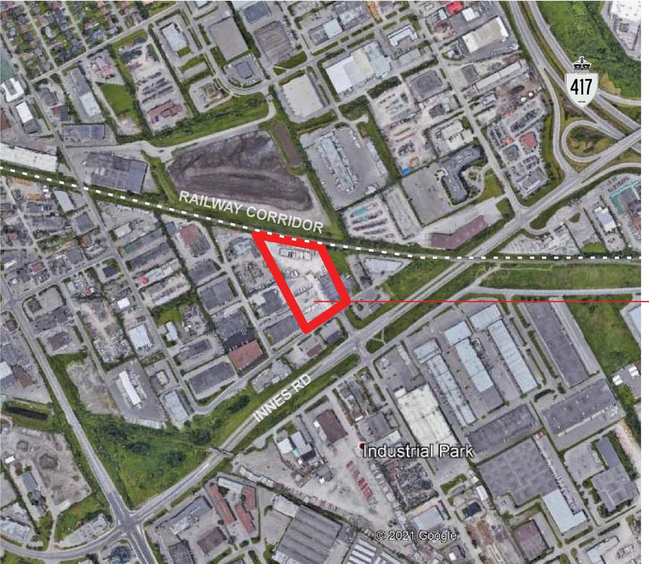 Construction site plan for project from page 2 of the file '2021-11-15 Design Brief D07-12-21-0114'