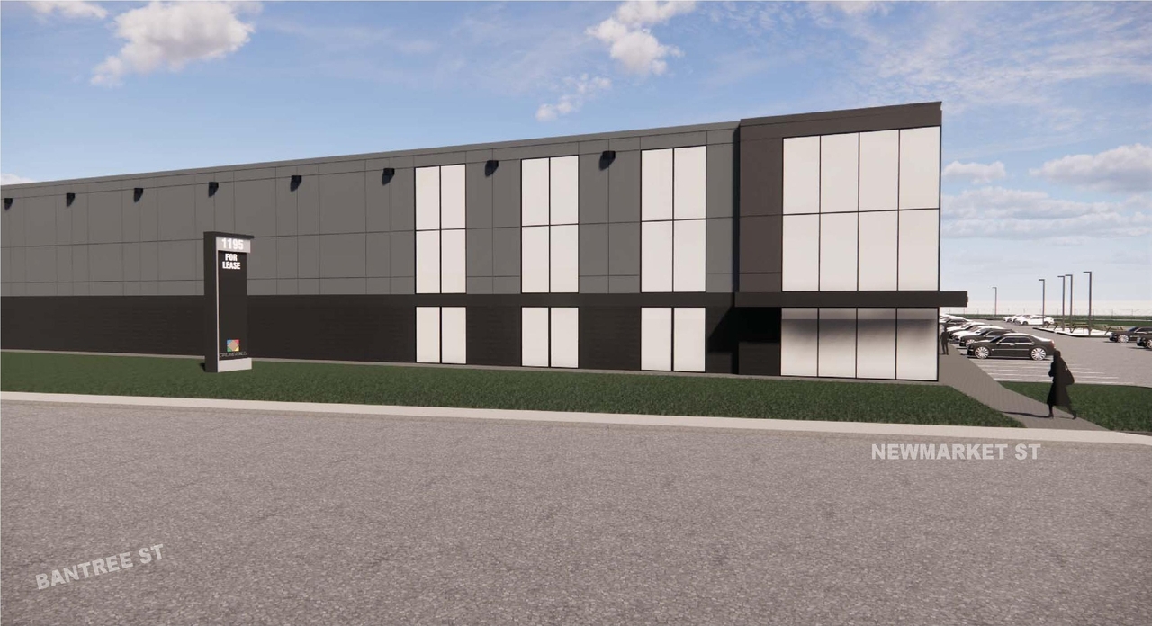 Rendering of building from page 5 of the file '2021-11-15 Design Brief D07-12-21-0114'