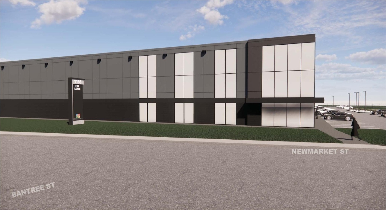Rendering of building from page 5 of the file '2021-11-15 Design Brief D07-12-21-0114'