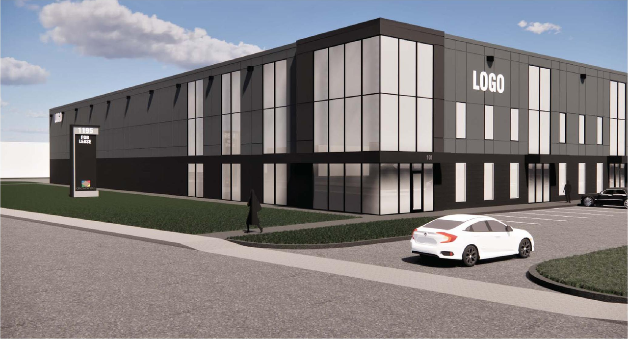 Rendering of building from page 7 of the file '2021-11-15 Design Brief D07-12-21-0114'
