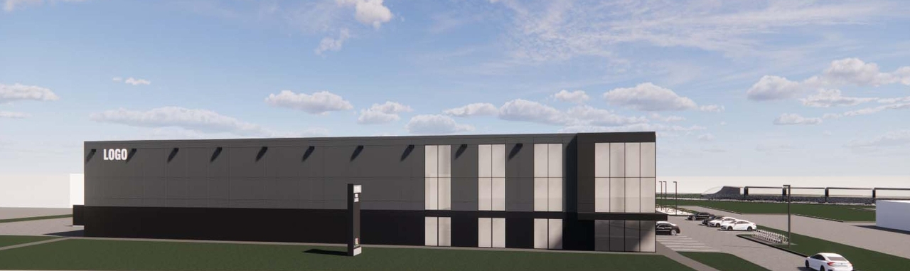 Rendering of building from page 8 of the file '2021-11-15 Design Brief D07-12-21-0114'