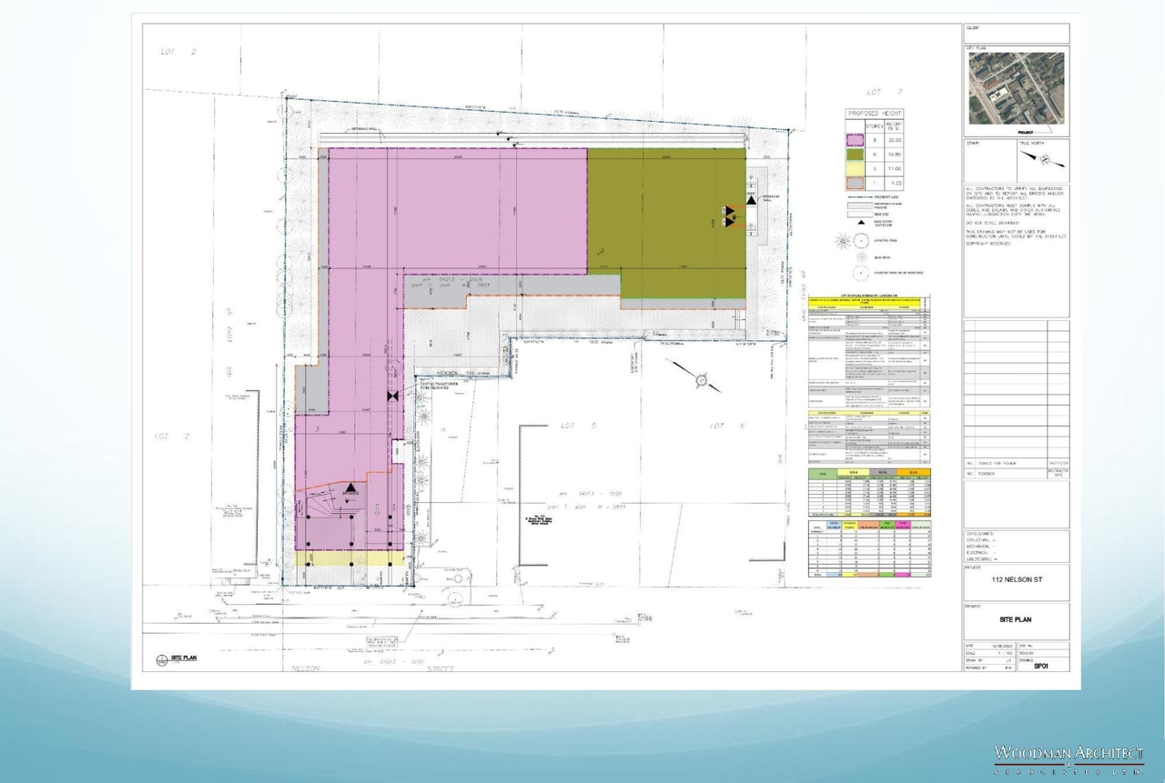 Construction site plan for project from page 17 of the file '2021-07-29 - Design Brief - D07-12-21-0115'