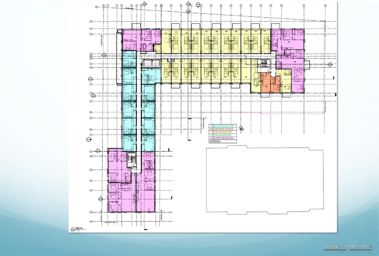Construction site plan for project from page 30 of the file '2021-07-29 - Design Brief - D07-12-21-0115'