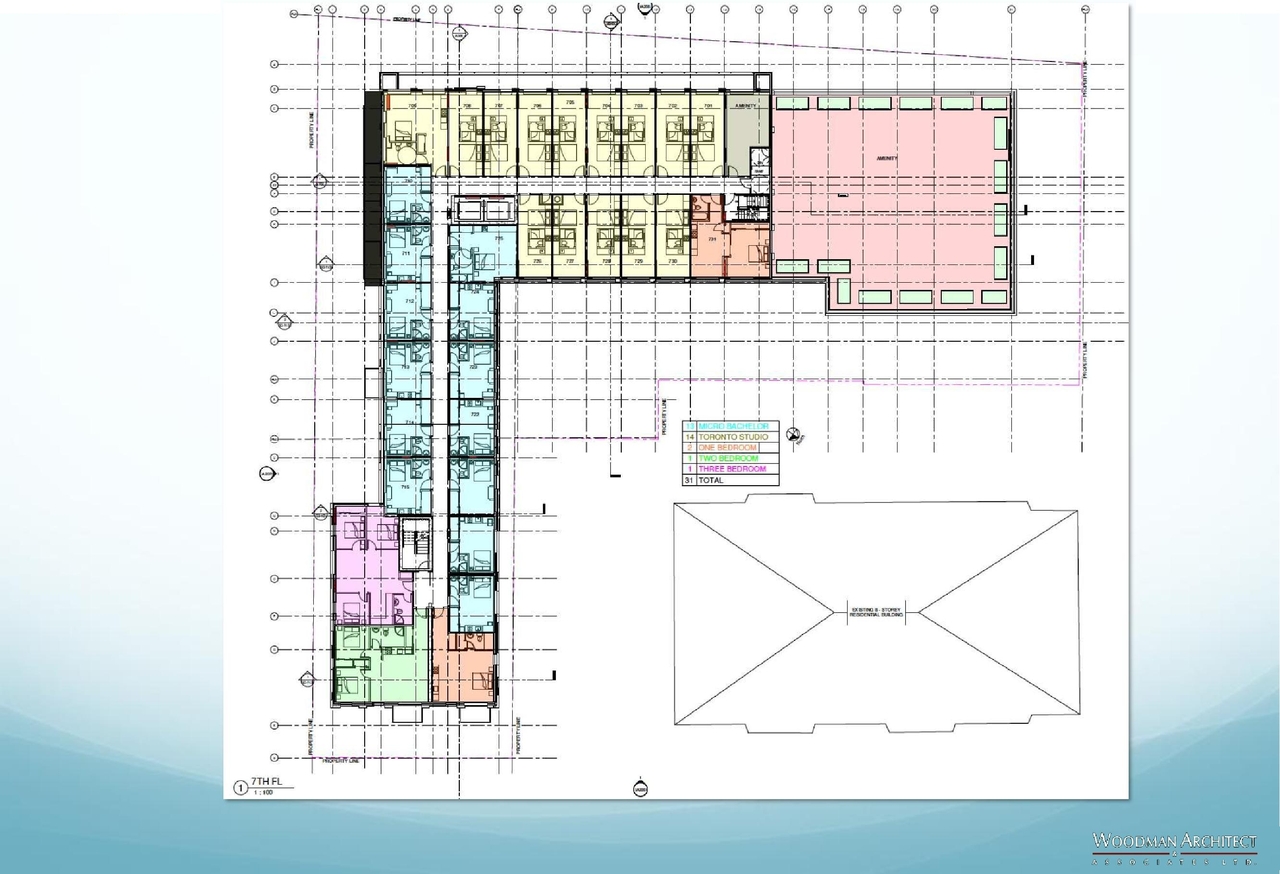 Construction site plan for project from page 32 of the file '2021-07-29 - Design Brief - D07-12-21-0115'
