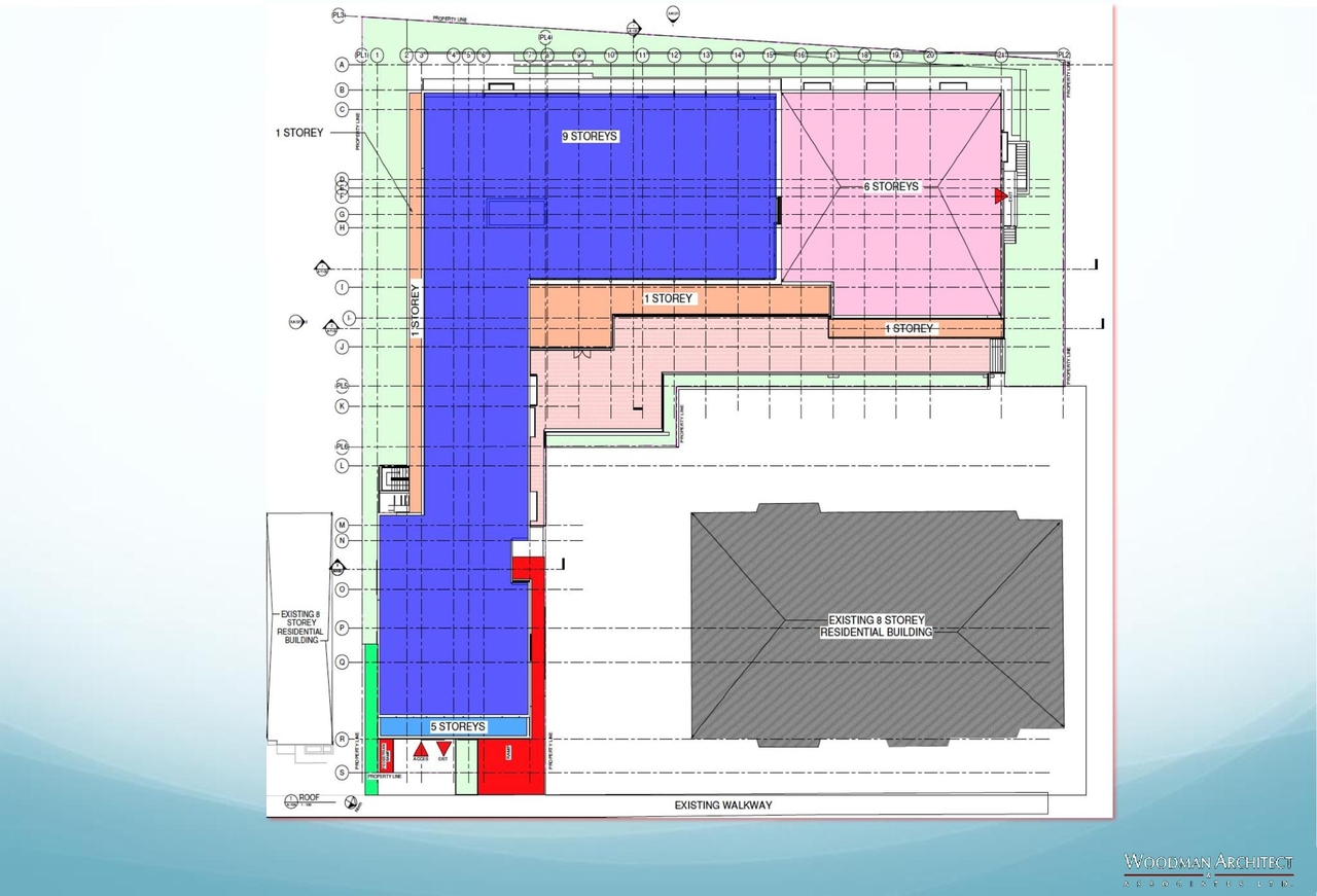 Construction site plan for project from page 34 of the file '2021-07-29 - Design Brief - D07-12-21-0115'