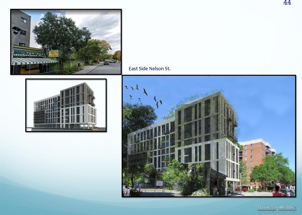 Rendering of building from page 44 of the file '2021-07-29 - Design Brief - D07-12-21-0115'