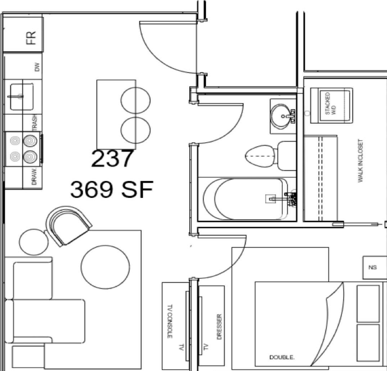 Floor plan for project from page 61 of the file '2021-07-29 - Design Brief - D07-12-21-0115'