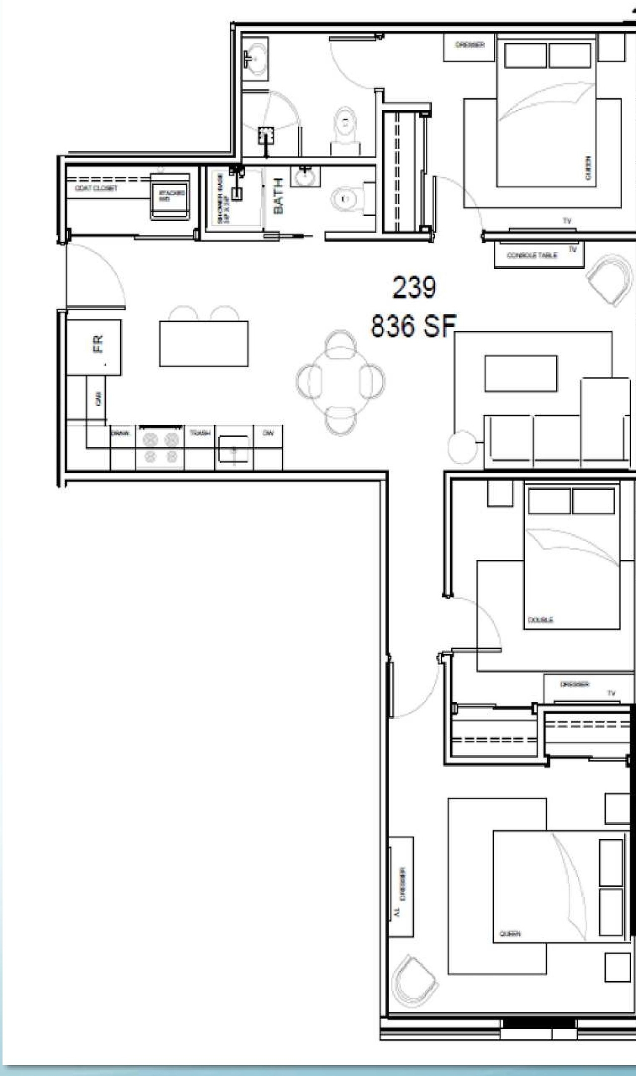 Floor plan for project from page 63 of the file '2021-07-29 - Design Brief - D07-12-21-0115'
