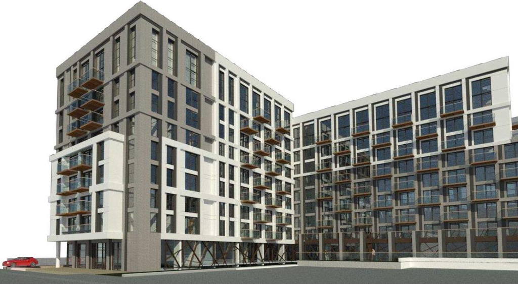 Rendering of building from page 6 of the file '2023-03-27 - Renderings - D07-12-21-0115'