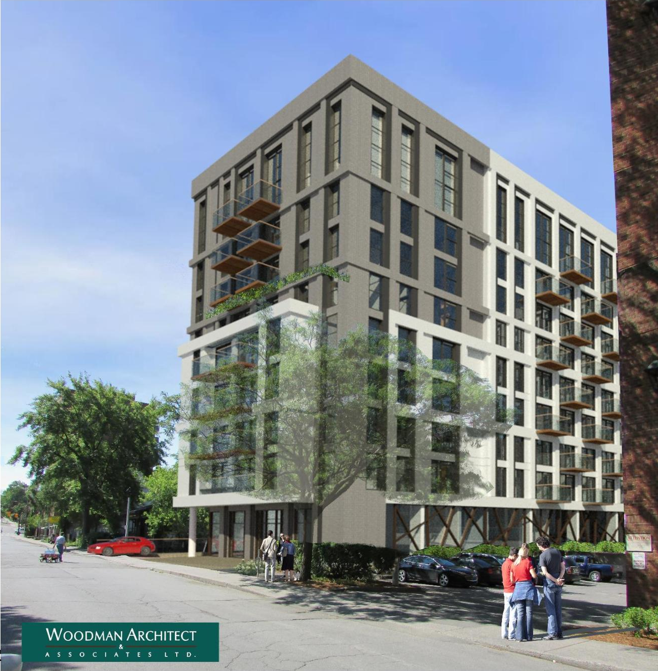 Rendering of building from page 6 of the file '2023-03-27 - Renderings - D07-12-21-0115'