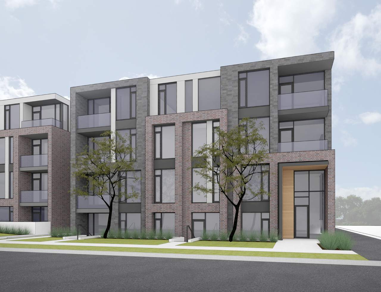 Rendering of building from page 1 of the file '2021-08-19 - Views - D07-12-21-0126'