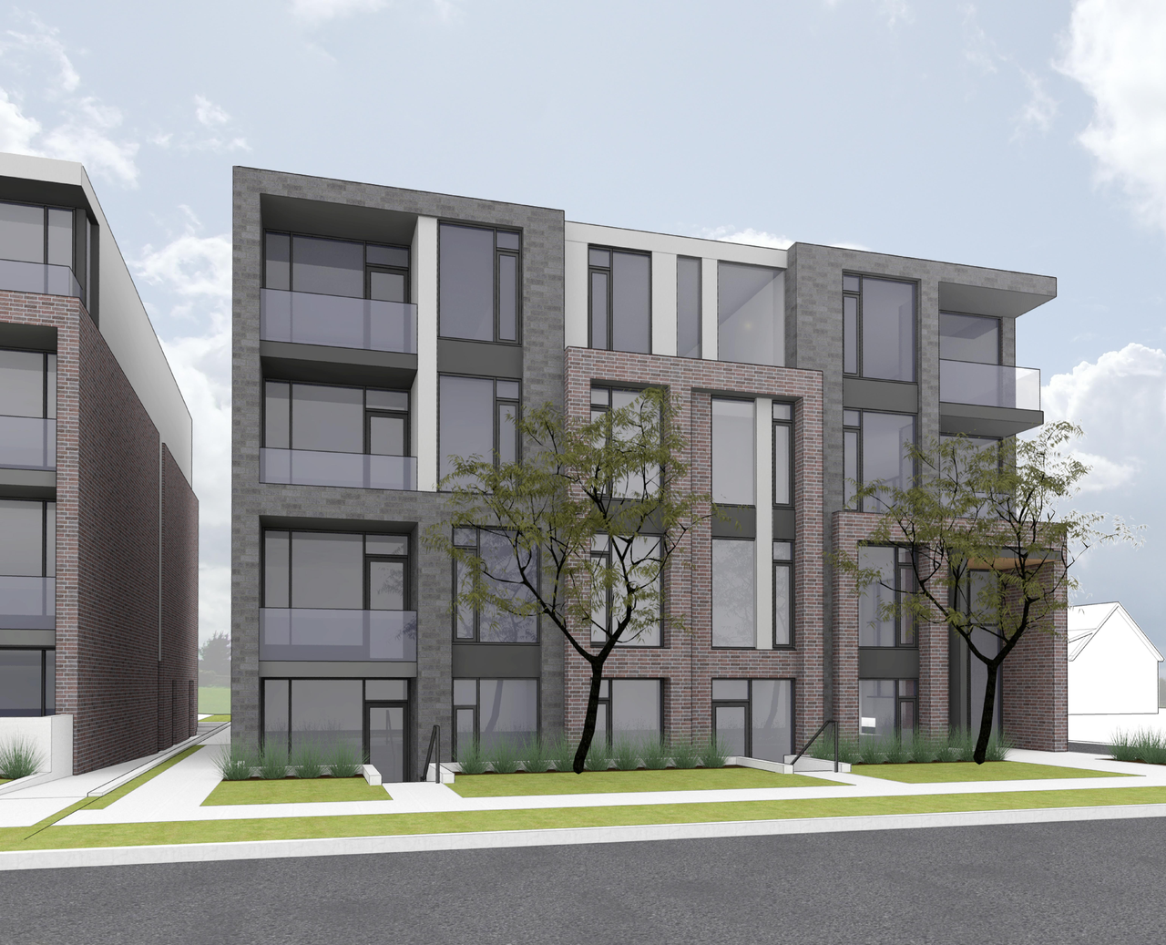 Rendering of building from page 3 of the file '2021-08-19 - Views - D07-12-21-0126'
