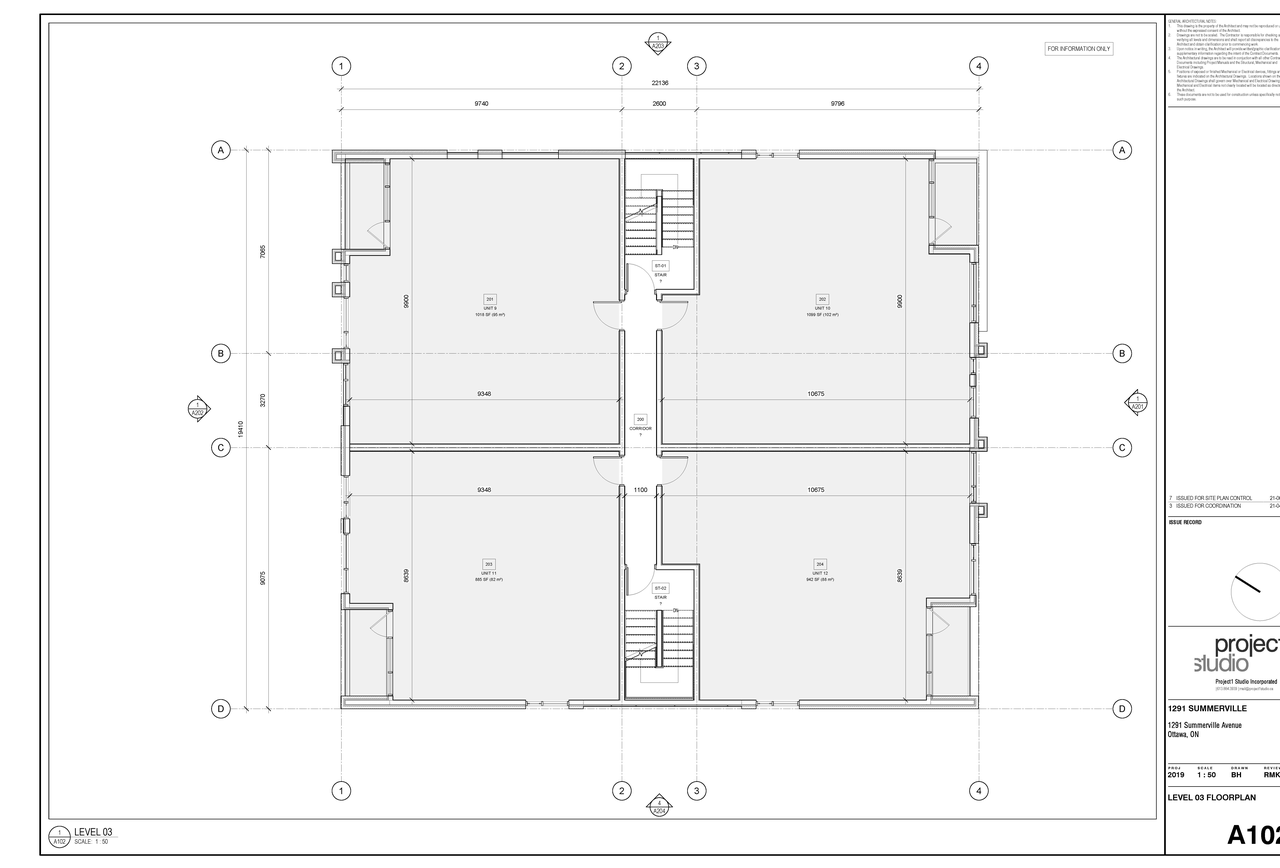 Construction site plan for project from page 3 of the file '2021-08-19 - Floor Plans - D07-12-21-0126'