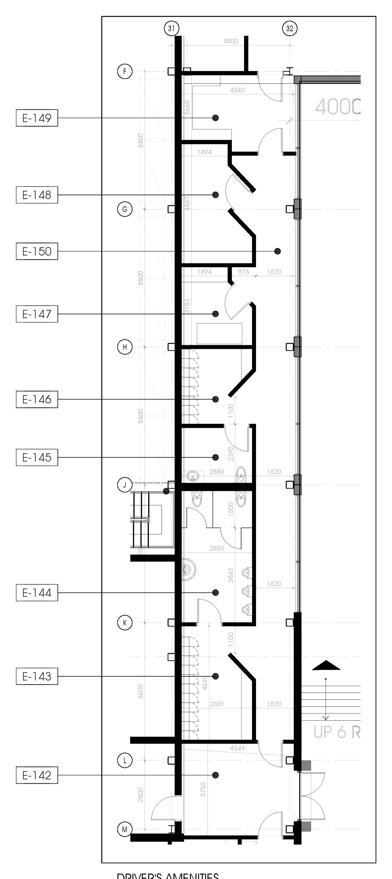 Floor plan for project from page 4 of the file '2022-02-09 - Architectural Floor Plans & Building Elevations - D07-12-21-0127'