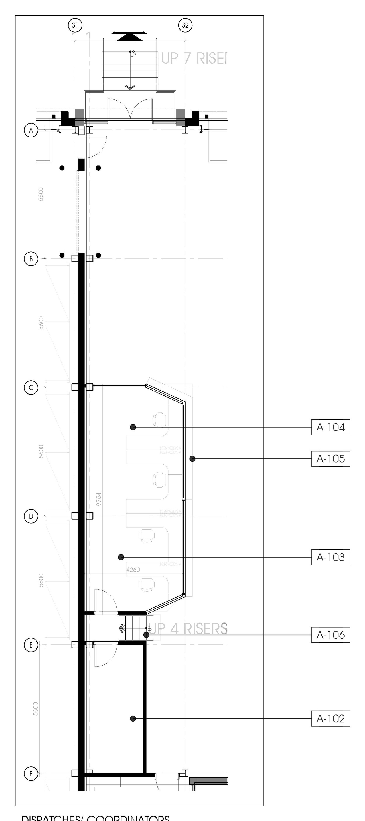 Floor plan for project from page 4 of the file '2022-02-09 - Architectural Floor Plans & Building Elevations - D07-12-21-0127'