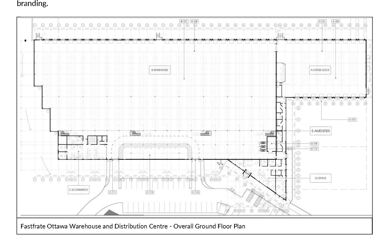 Floor plan for project from page 24 of the file '2022-02-09 - Design Brief Addendum - D07-12-21-0127'