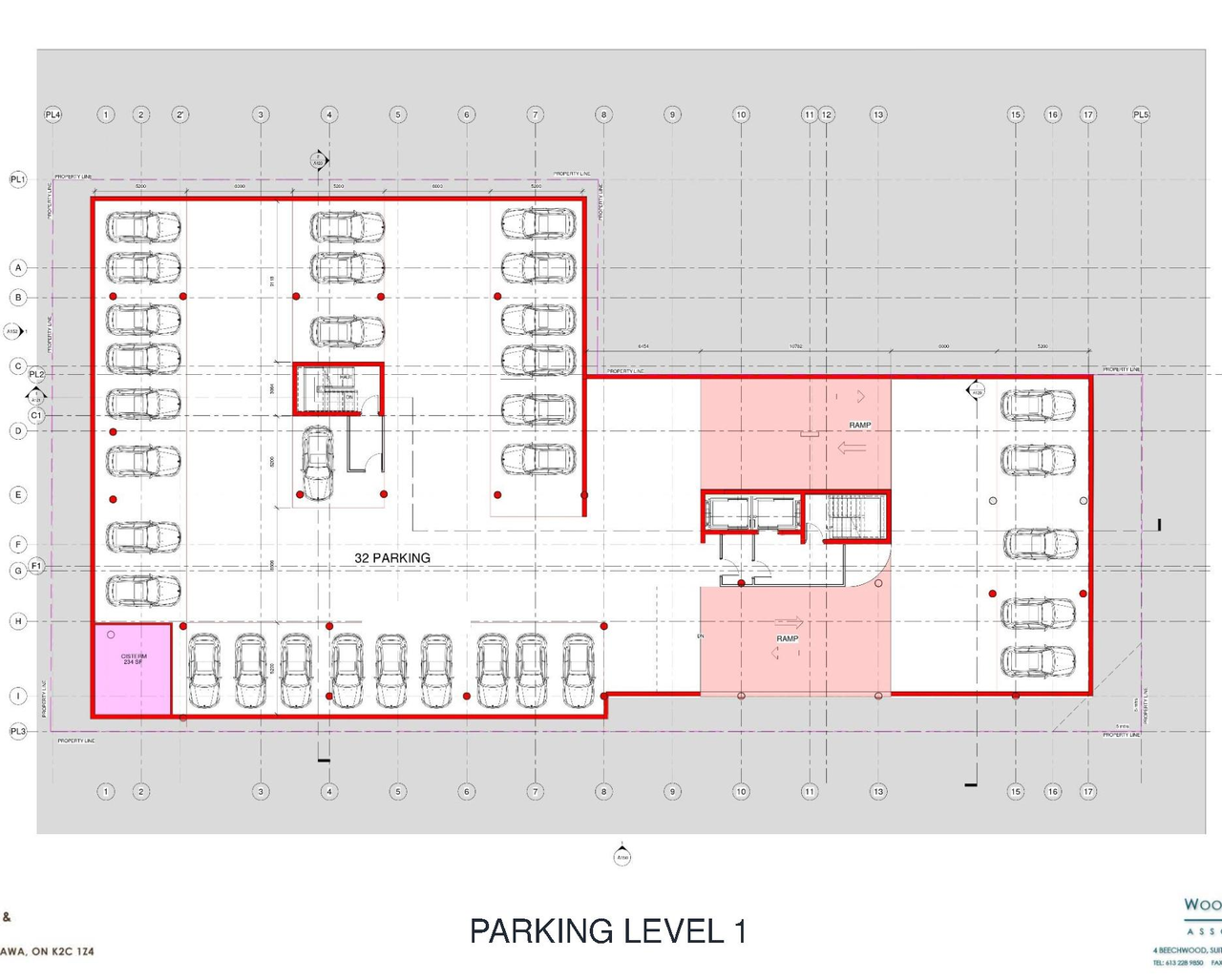 Construction site plan for project from page 30 of the file '2021-08-23 - Design Brief - D07-12-21-0128'
