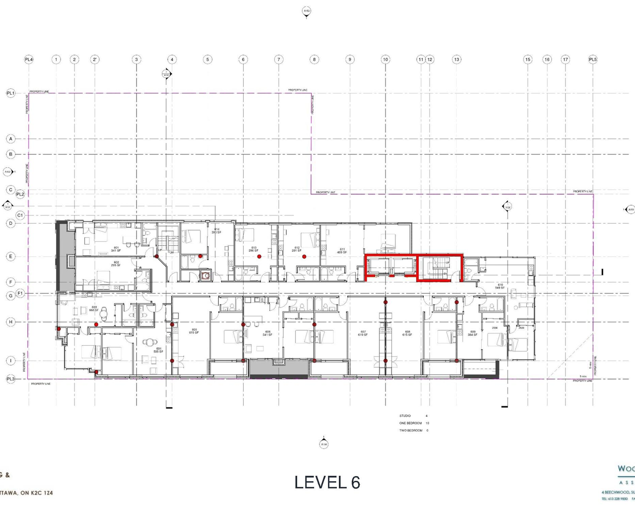 Construction site plan for project from page 36 of the file '2021-08-23 - Design Brief - D07-12-21-0128'