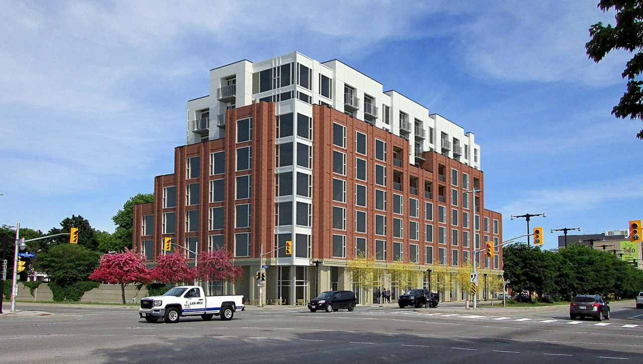 Rendering of building from page 2 of the file '2022-01-20 - Renderings - D07-12-21-0128'