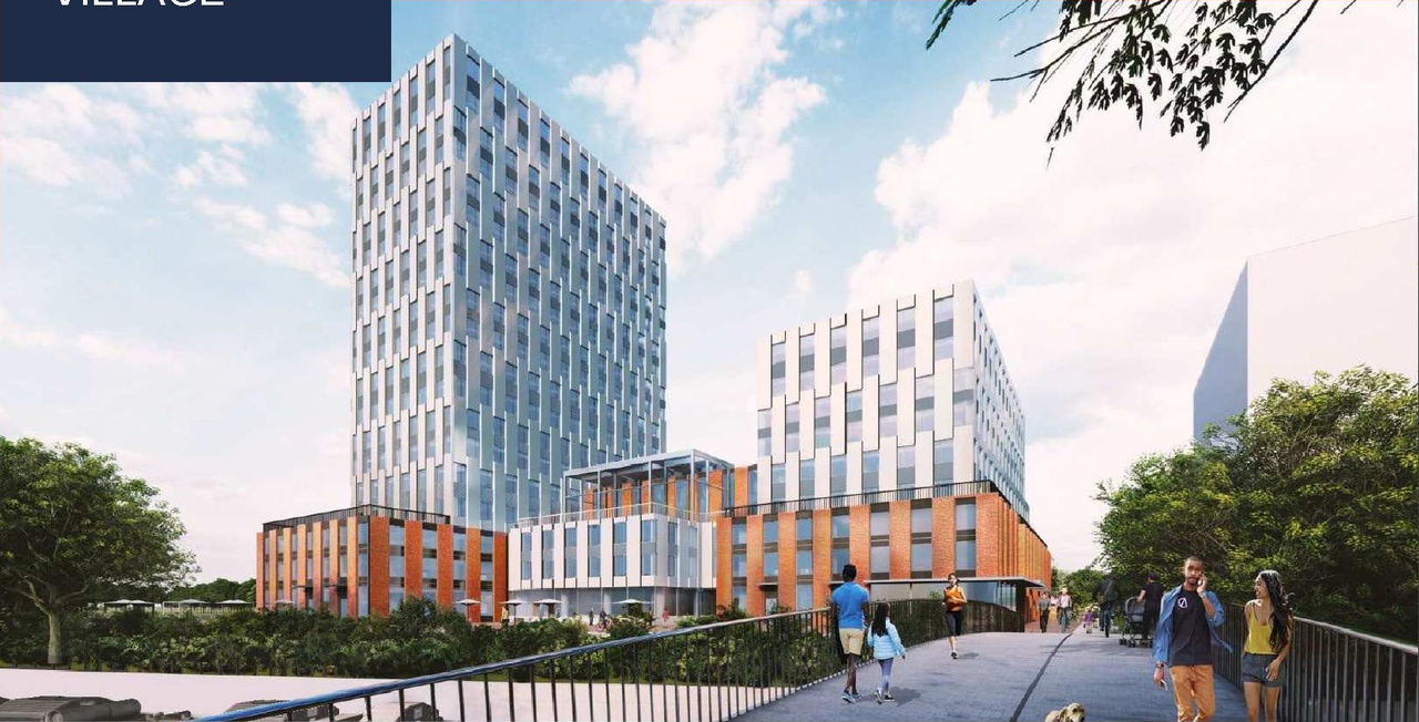 Rendering of building from page 1 of the file '2021-11-25 - UDRP Dec 3 2021 Design Brief - D07-12-21-0149'