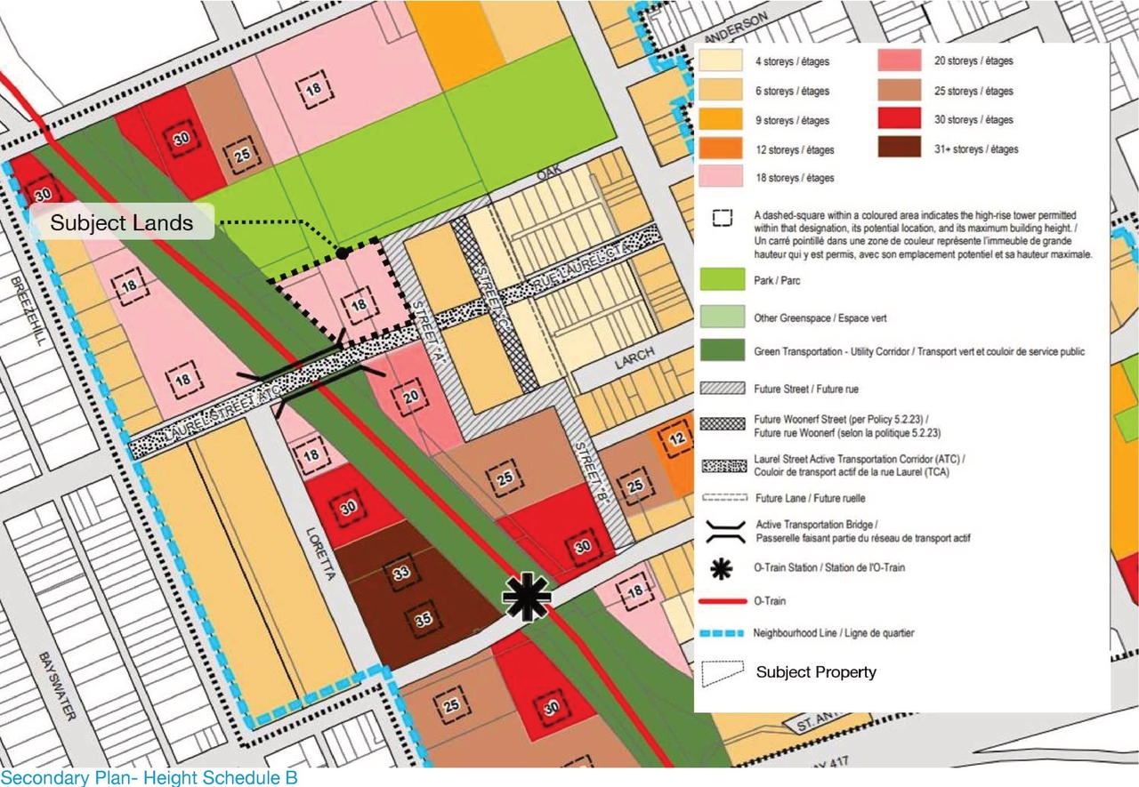 Construction site plan for project from page 15 of the file '2021-11-25 - UDRP Dec 3 2021 Design Brief - D07-12-21-0149'