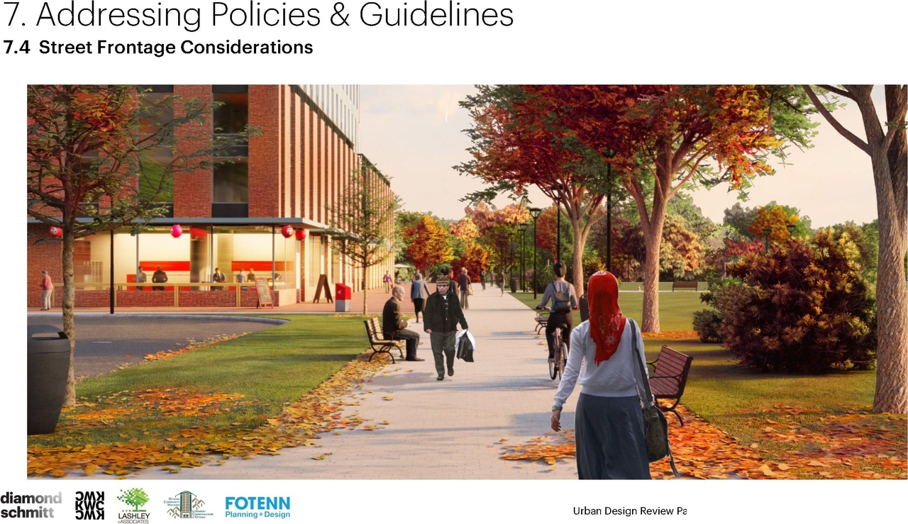 Rendering of building from page 32 of the file '2021-11-25 - UDRP Dec 3 2021 Design Brief - D07-12-21-0149'