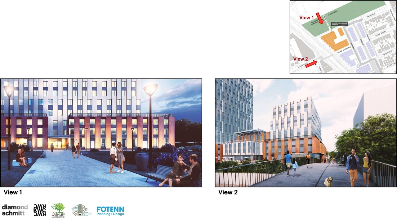 Rendering of building from page 38 of the file '2021-11-25 - UDRP Dec 3 2021 Design Brief - D07-12-21-0149'