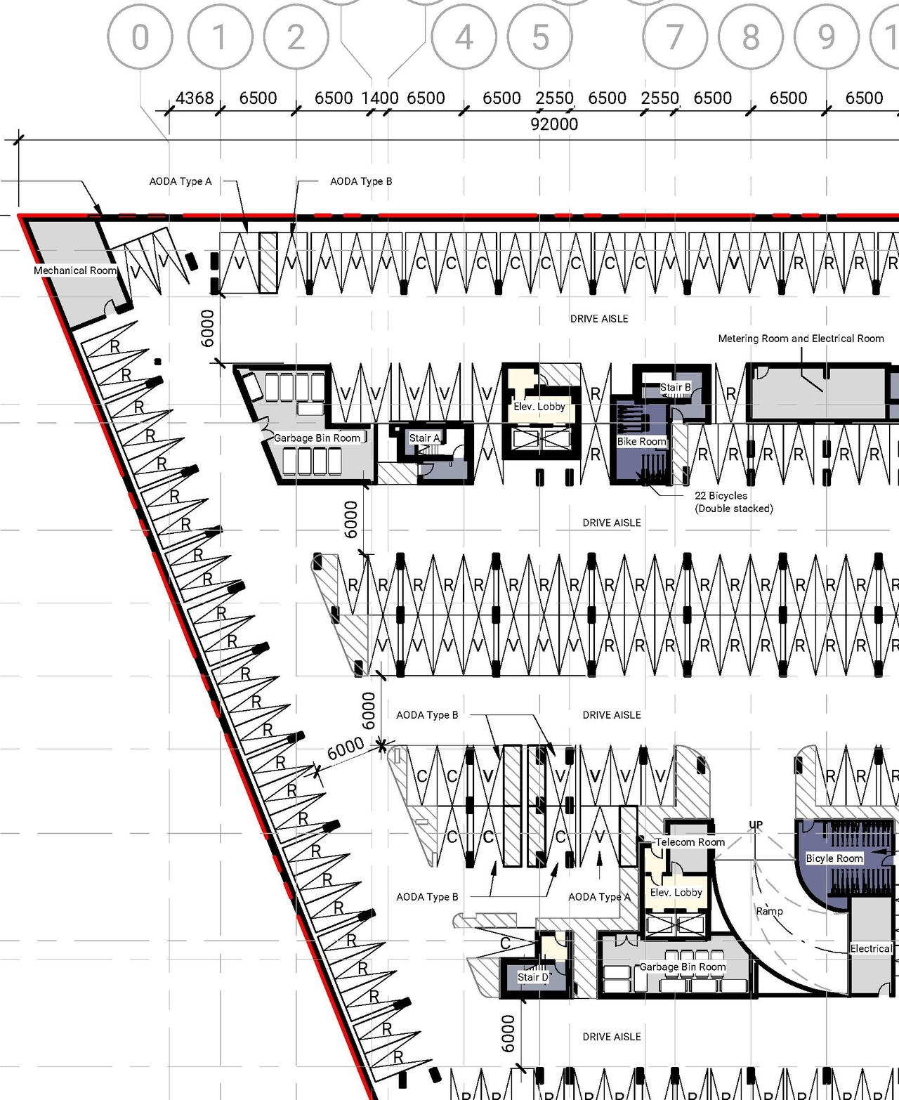 Construction site plan for project from page 61 of the file '2021-11-25 - UDRP Dec 3 2021 Design Brief - D07-12-21-0149'