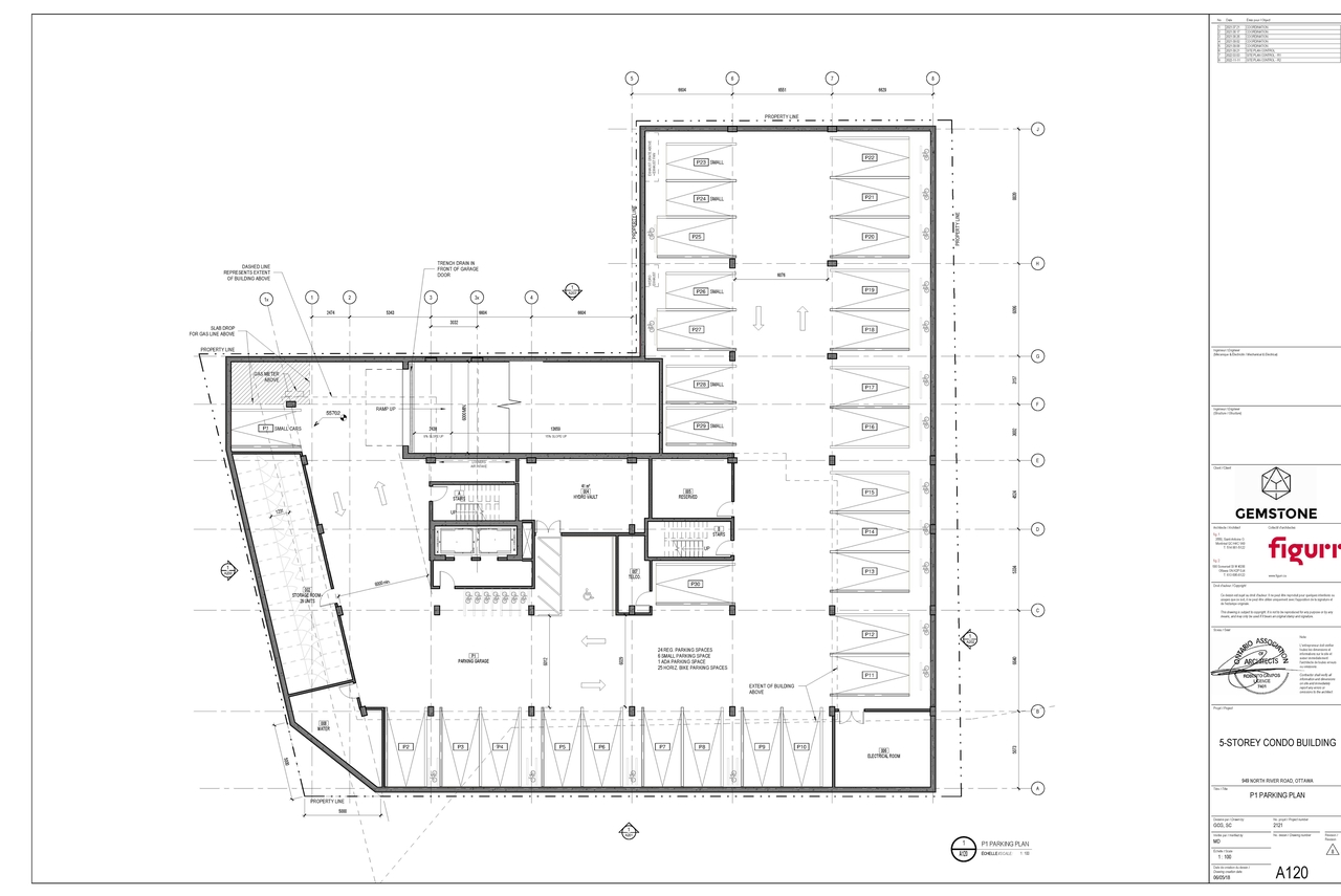 Floor plan for project from page 1 of the file '2022-12-16 - Floor Plans - D07-12-21-0150'