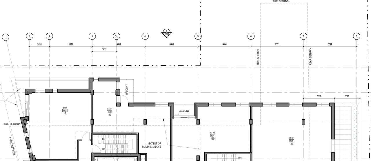 Construction site plan for project from page 6 of the file '2022-12-16 - Floor Plans - D07-12-21-0150'