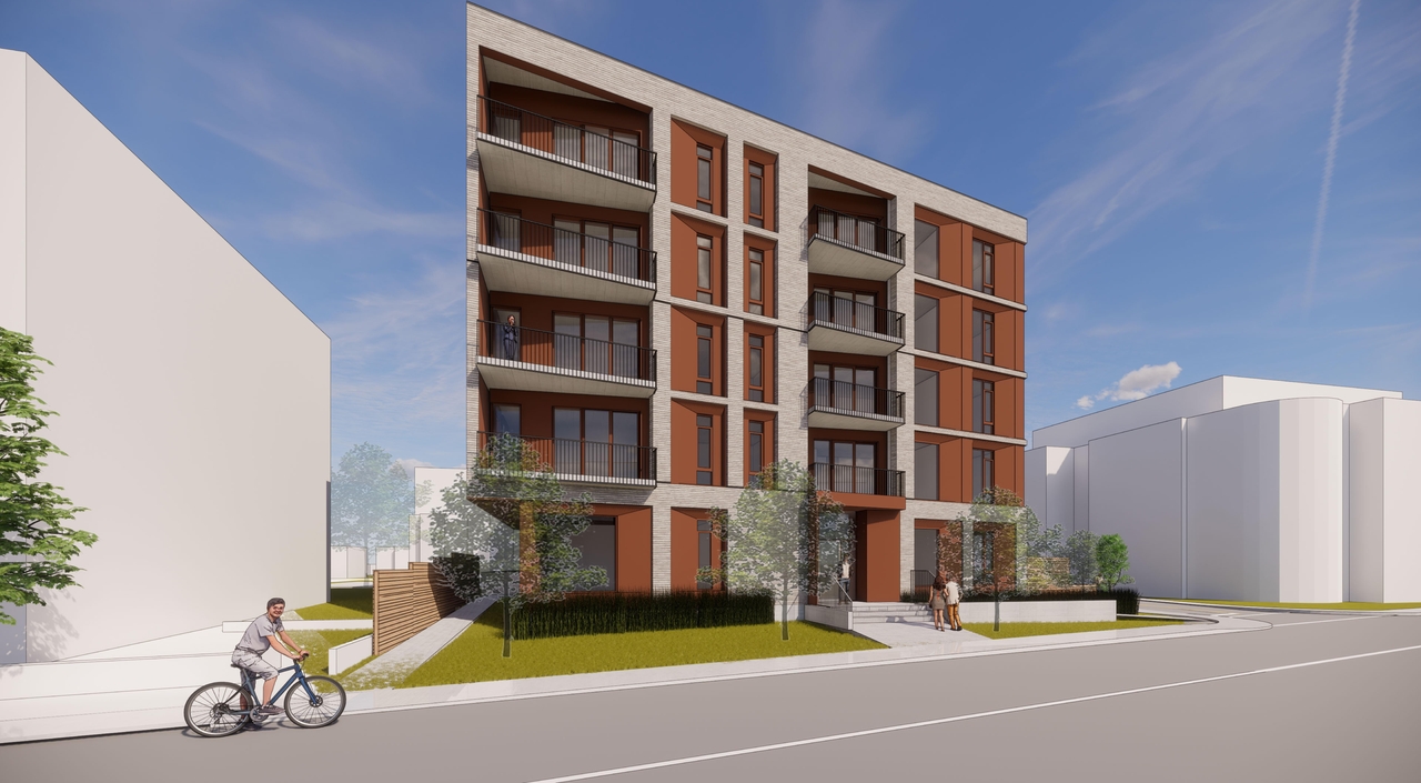 Rendering of building from page 1 of the file '2021-09-24 - Views - D07-12-21-0150'