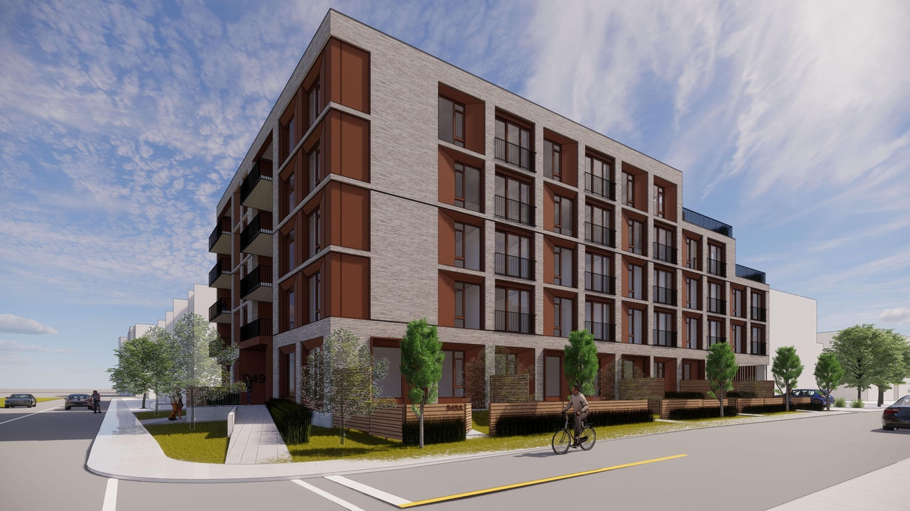 Rendering of building from page 3 of the file '2021-09-24 - Views - D07-12-21-0150'