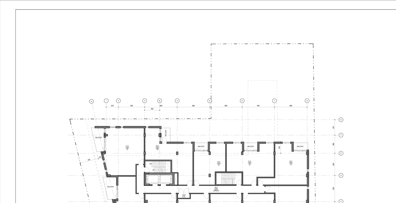 Construction site plan for project from page 3 of the file '2022-03-16 - Floor Plans - D07-12-21-0150'